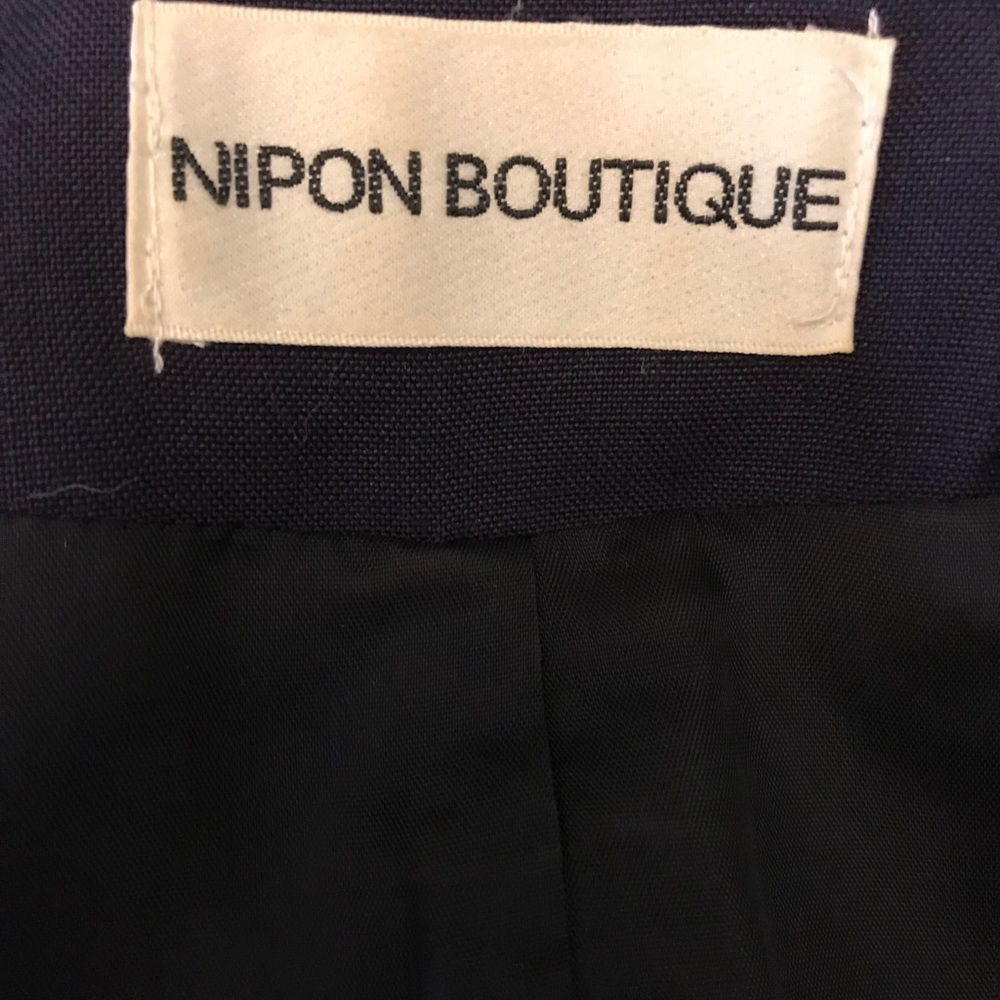 Vintage Double Breasted Navy Albert Nipon Dress - image 2